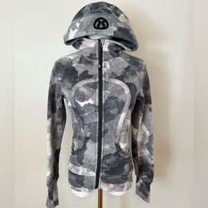 Lululemon Scuba Full-Zip Hoodie – Grey Tie Dye